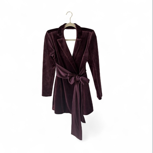 Express Pants - Elegant Velvet Wrap Romper